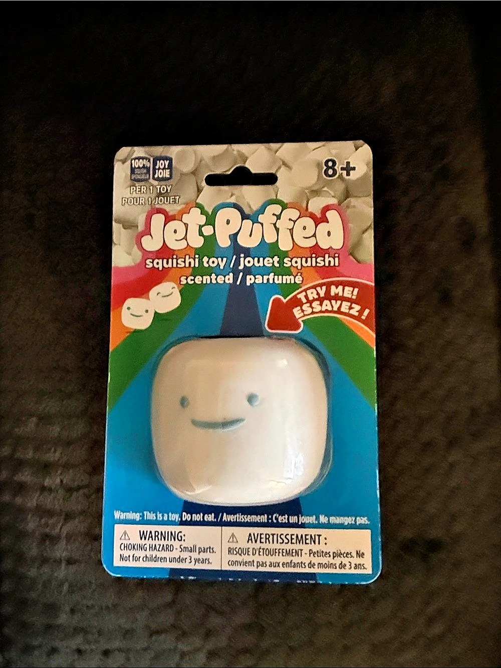 Jet-Puffed Scented Squishi Toy White